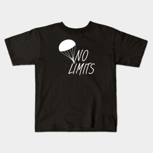 Skydiving no limits Kids T-Shirt